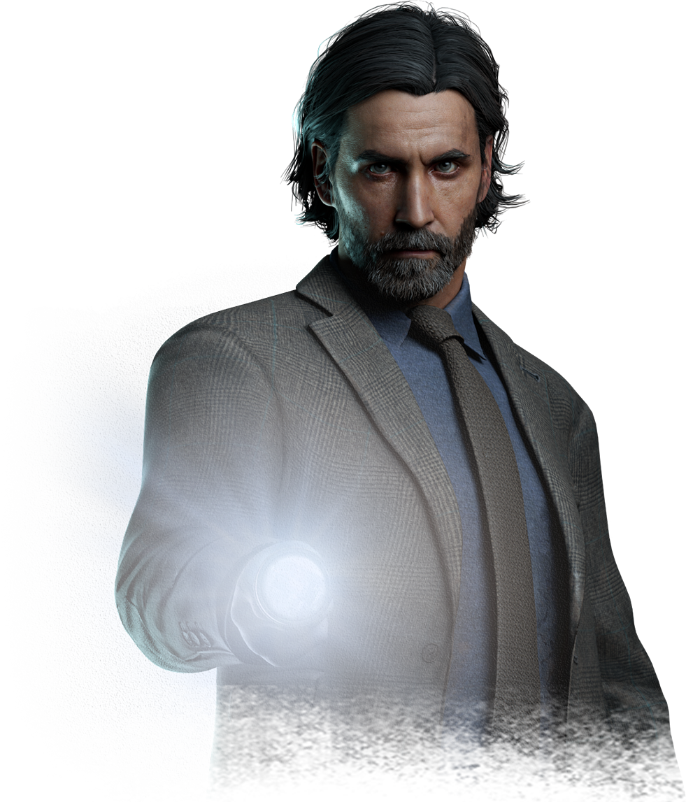 Alan Wake Dead by Daylight fighter artwork