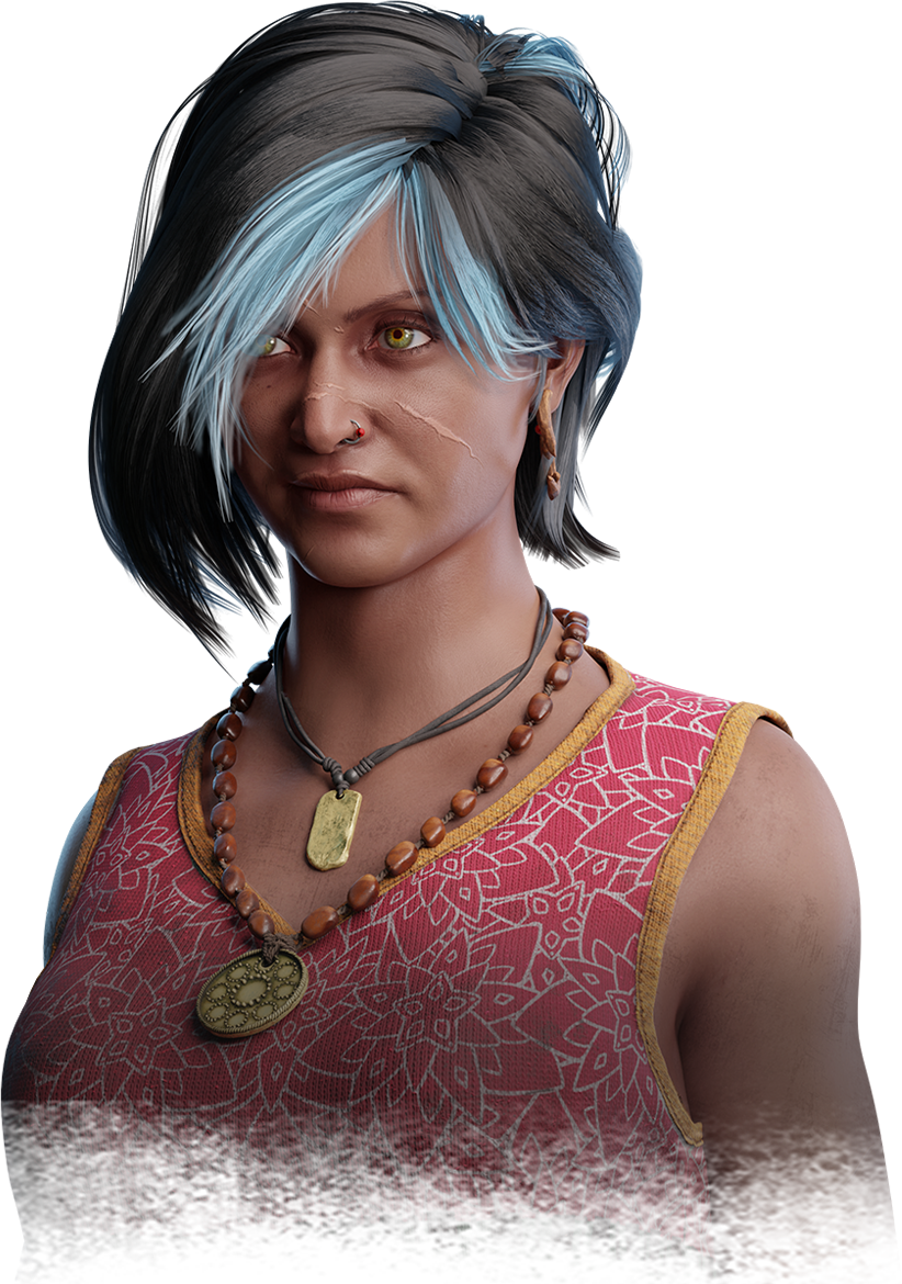 Haddie Kaur Dead by Daylight fighter artwork