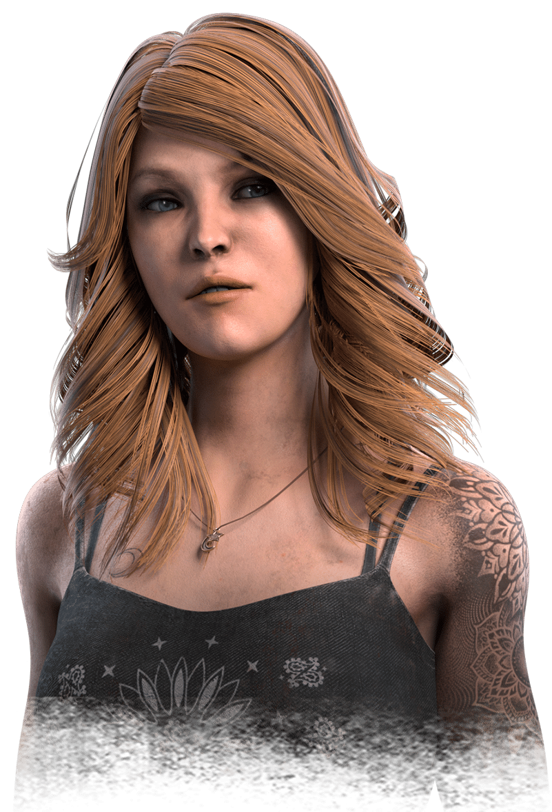Kate Denson Dead by Daylight fighter artwork