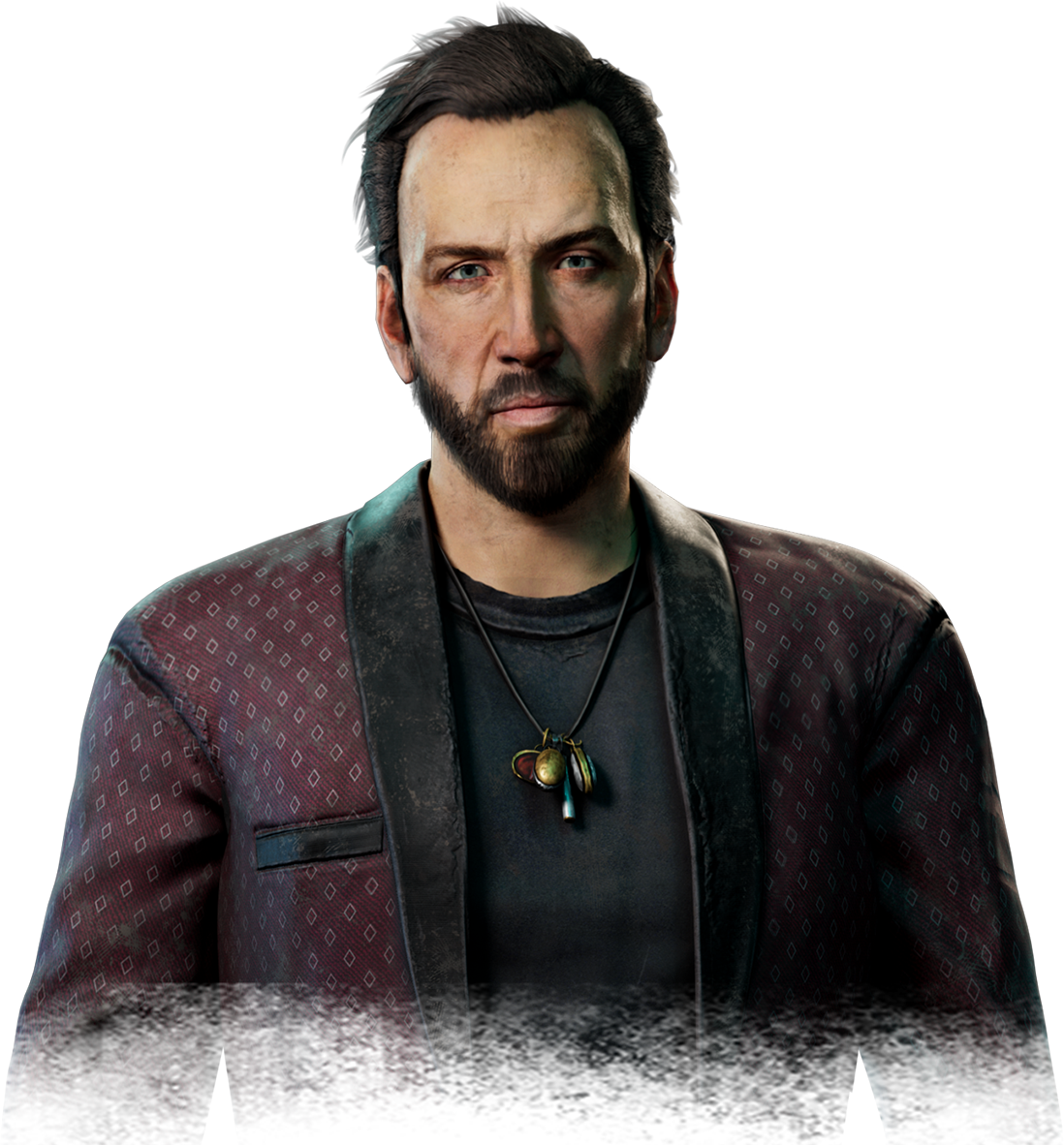 Nicolas Cage Dead by Daylight fighter artwork
