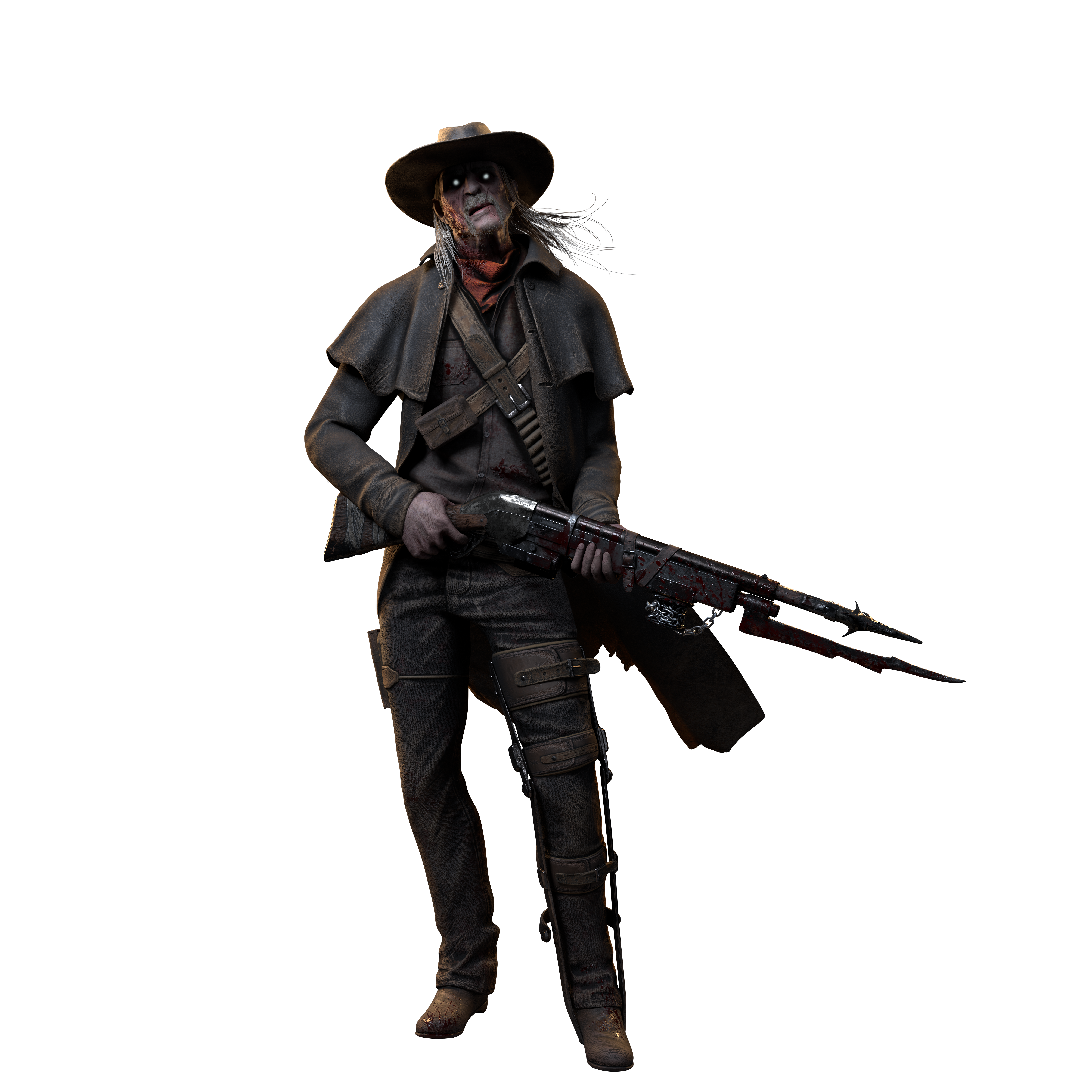 The Deathslinger Dead by Daylight fighter artwork