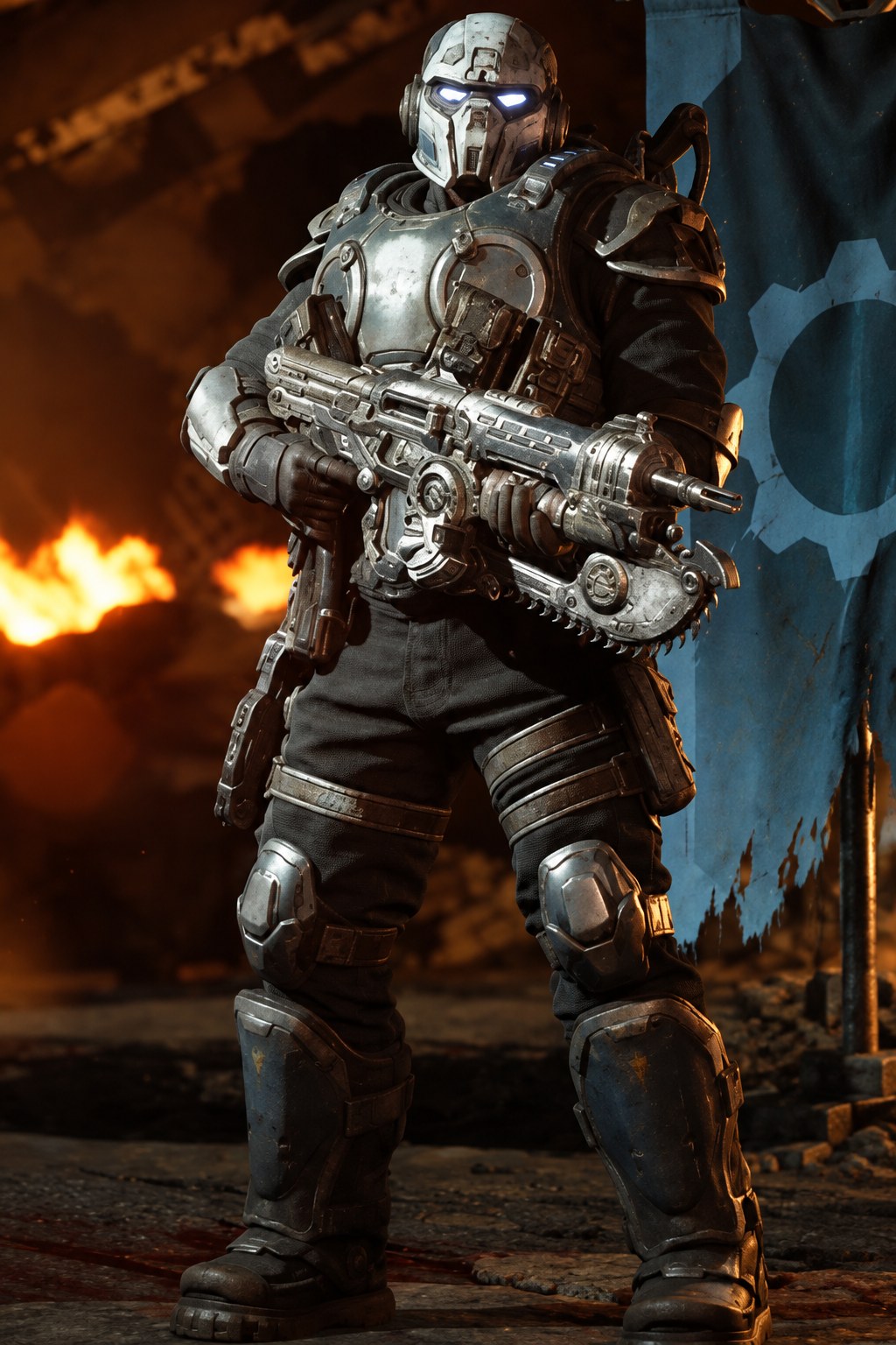 Bryce Valen Gears of War: E-Day character artwork