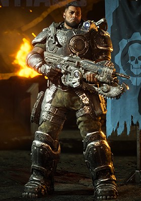 Dominic Santiago Gears of War: E-Day character artwork