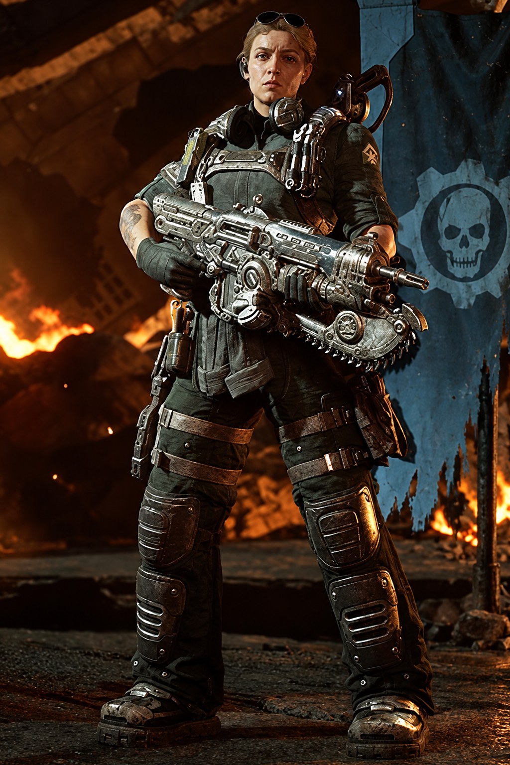 Gill Gettner Gears of War: E-Day character artwork