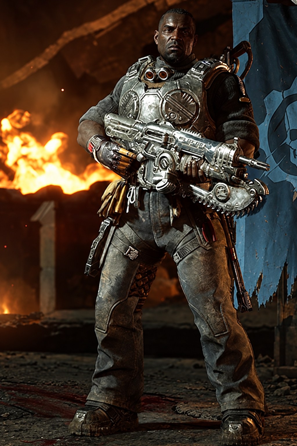 Hank Rustin Gears of War: E-Day character artwork