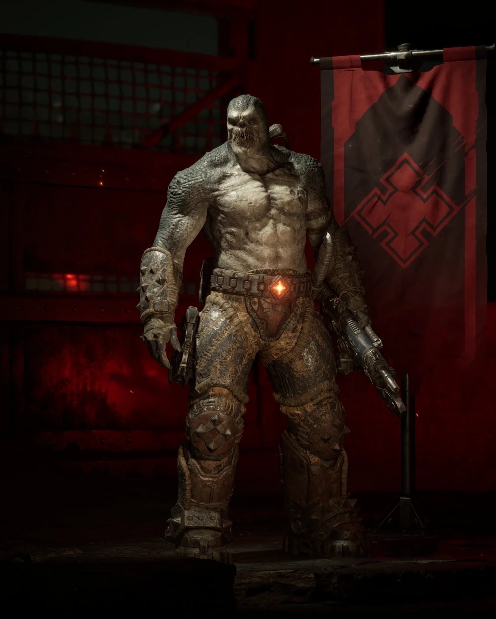 Rusher Gears of War: E-Day character artwork