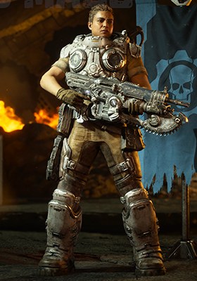 Mags Carter Gears of War: E-Day character artwork
