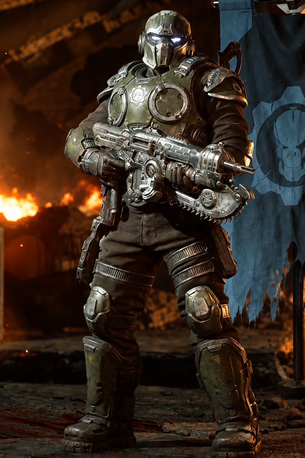 Mako Kemara Gears of War: E-Day character artwork