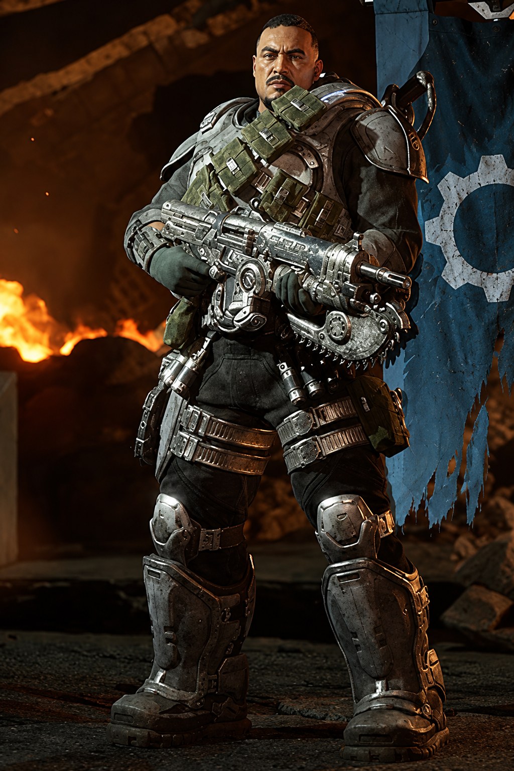 Shin Morida Gears of War: E-Day character artwork