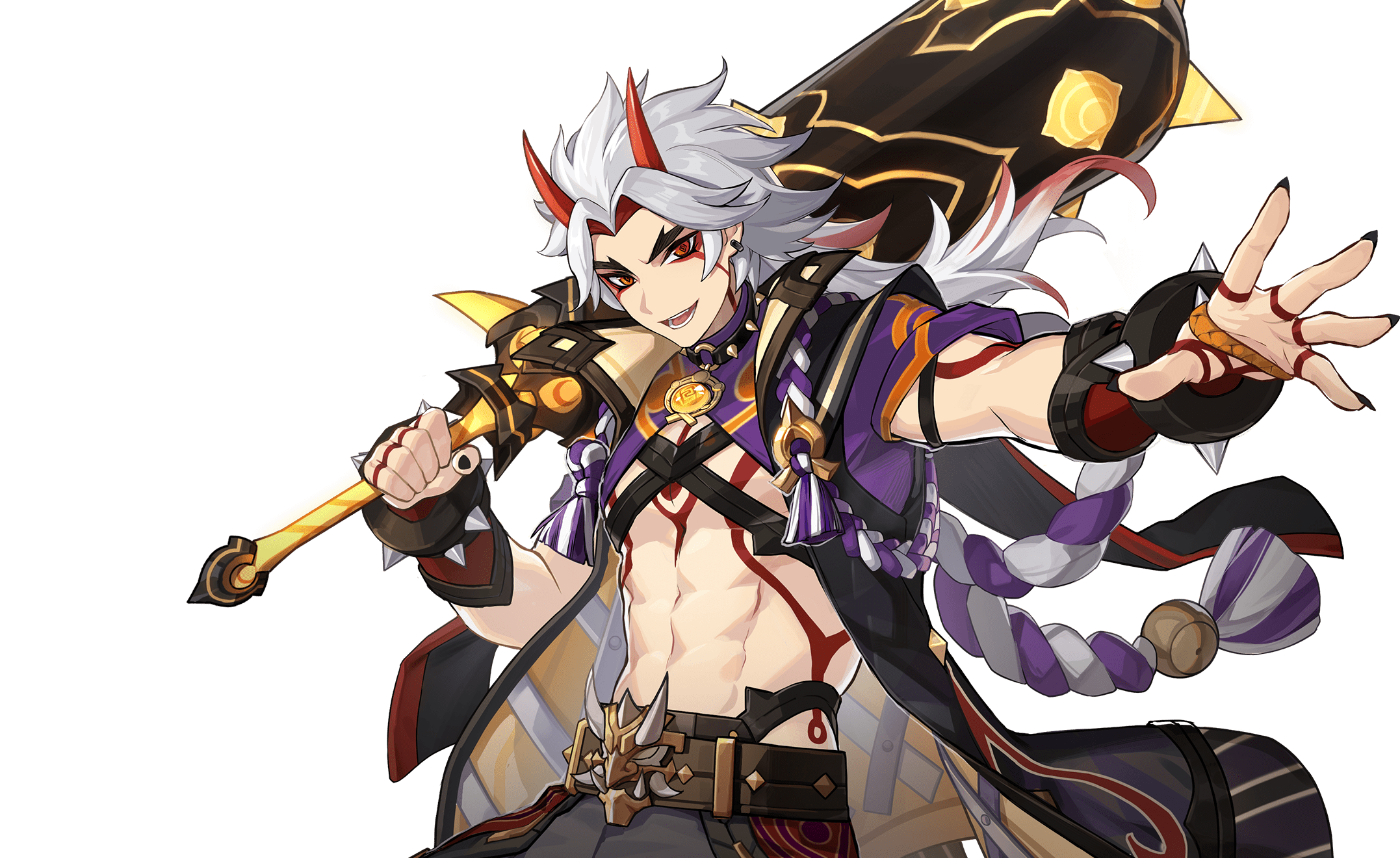 Arataki Itto Genshin Impact character artwork