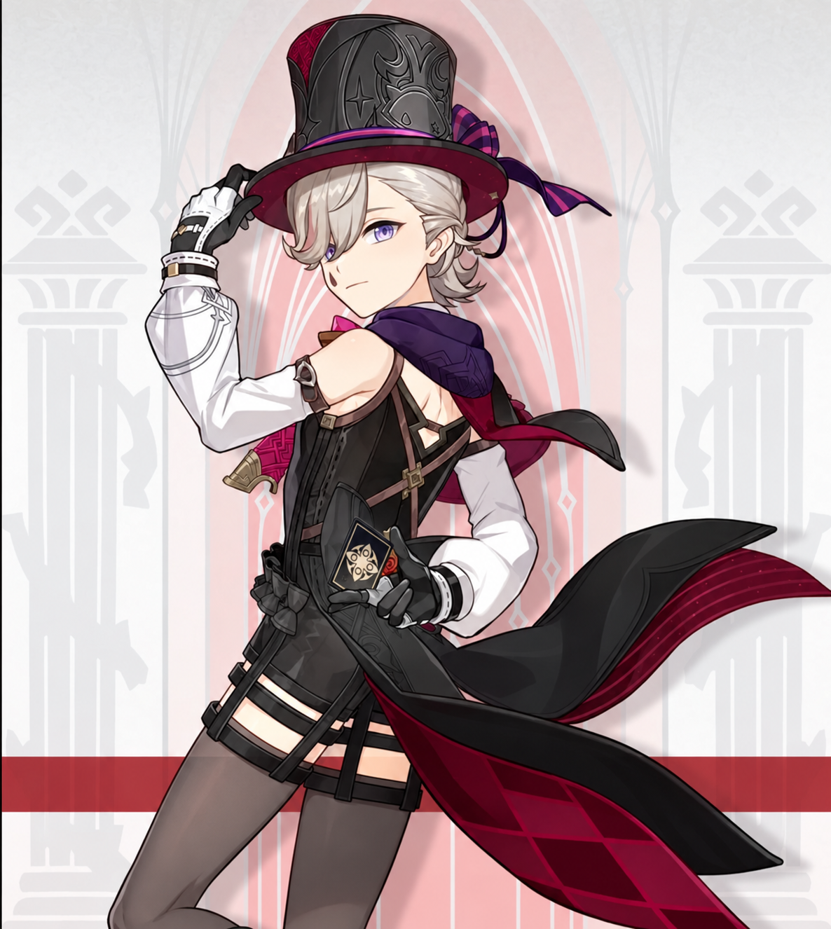 Lyney Genshin Impact character artwork