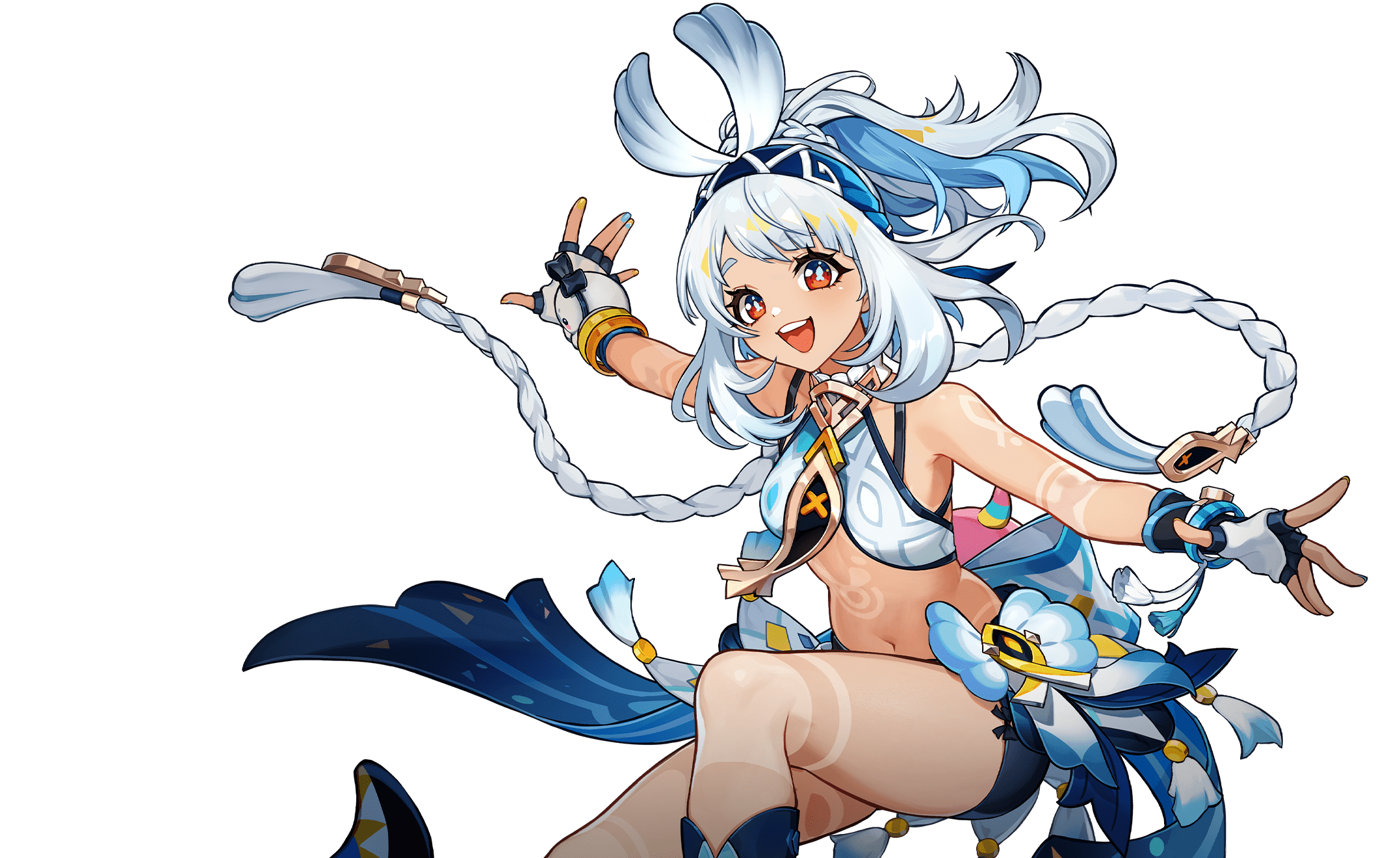 Mualani Genshin Impact character artwork