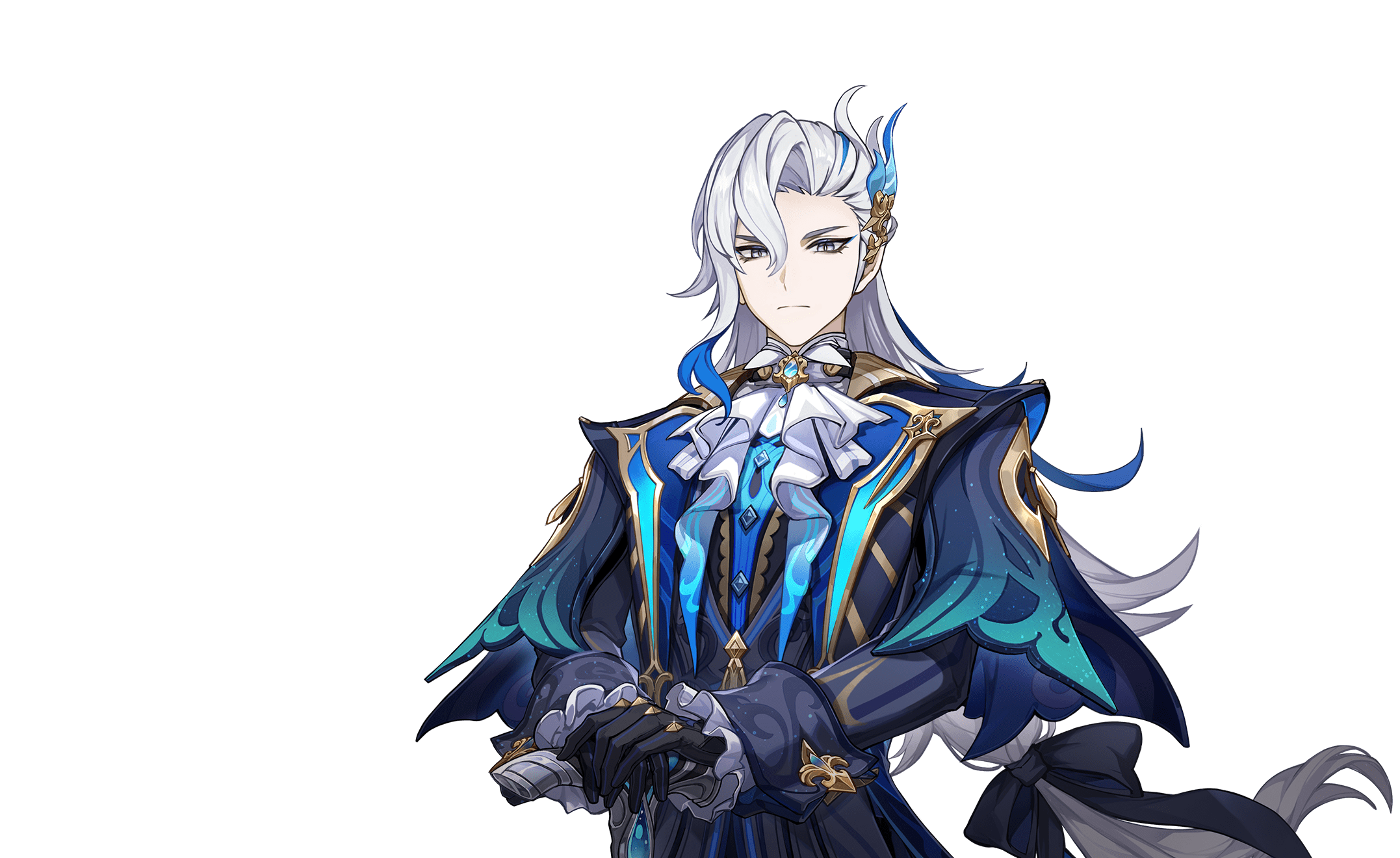 Neuvillette Genshin Impact character artwork
