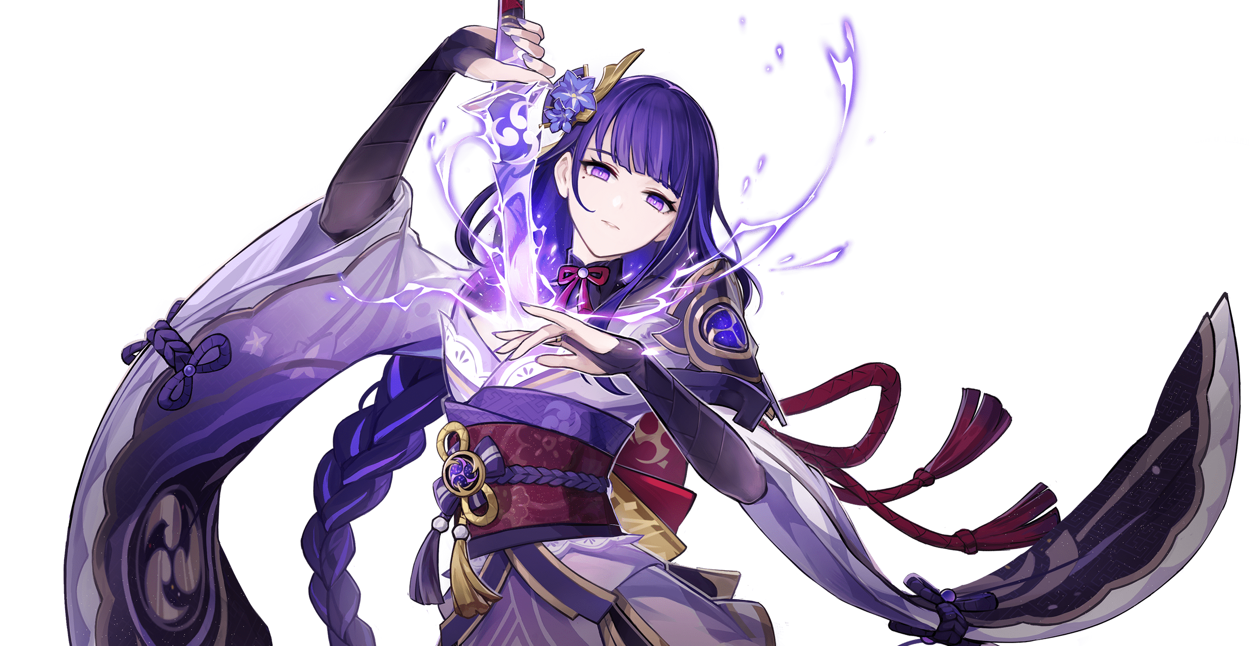 Raiden Shogun Genshin Impact character artwork