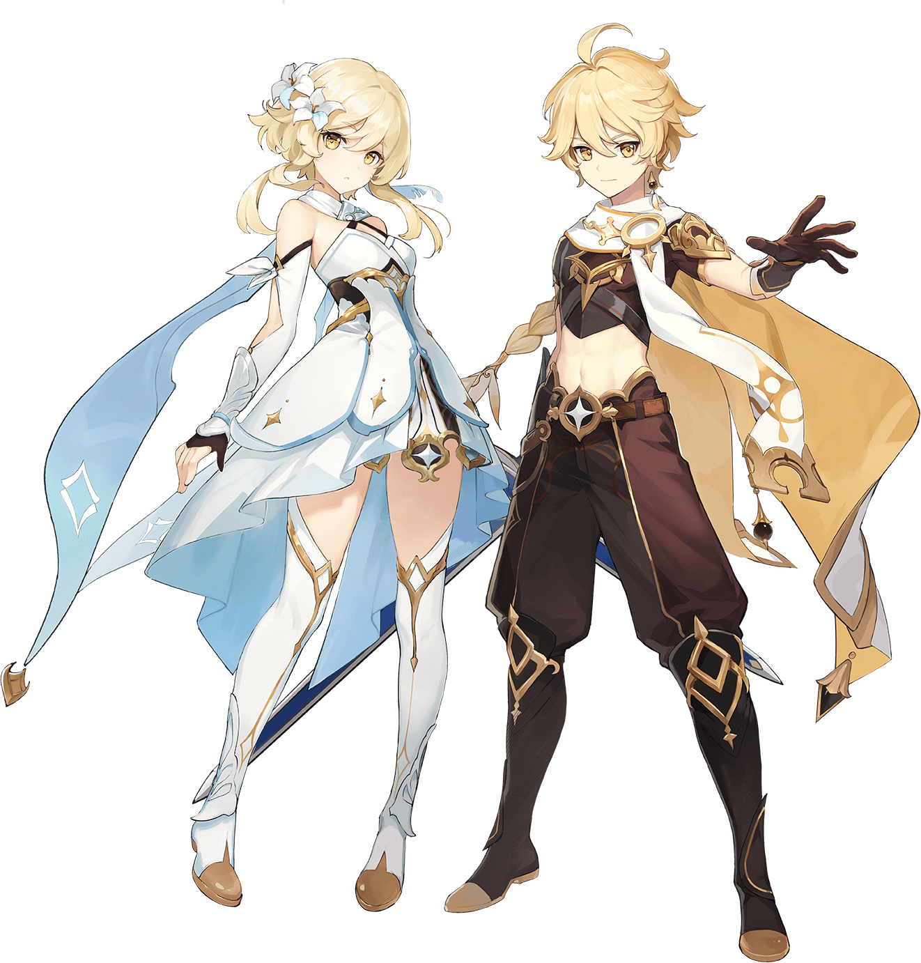 Traveler Genshin Impact character artwork