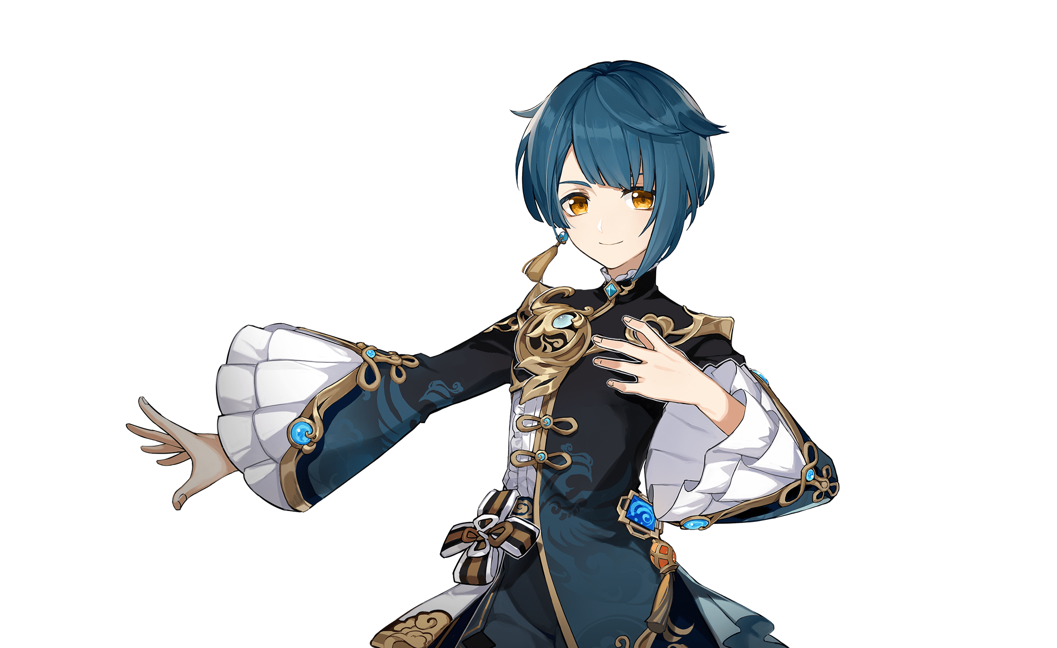 Xingqiu Genshin Impact character artwork