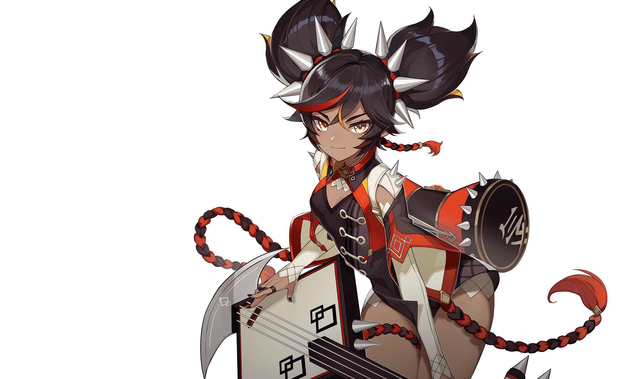 Xinyan Genshin Impact character artwork