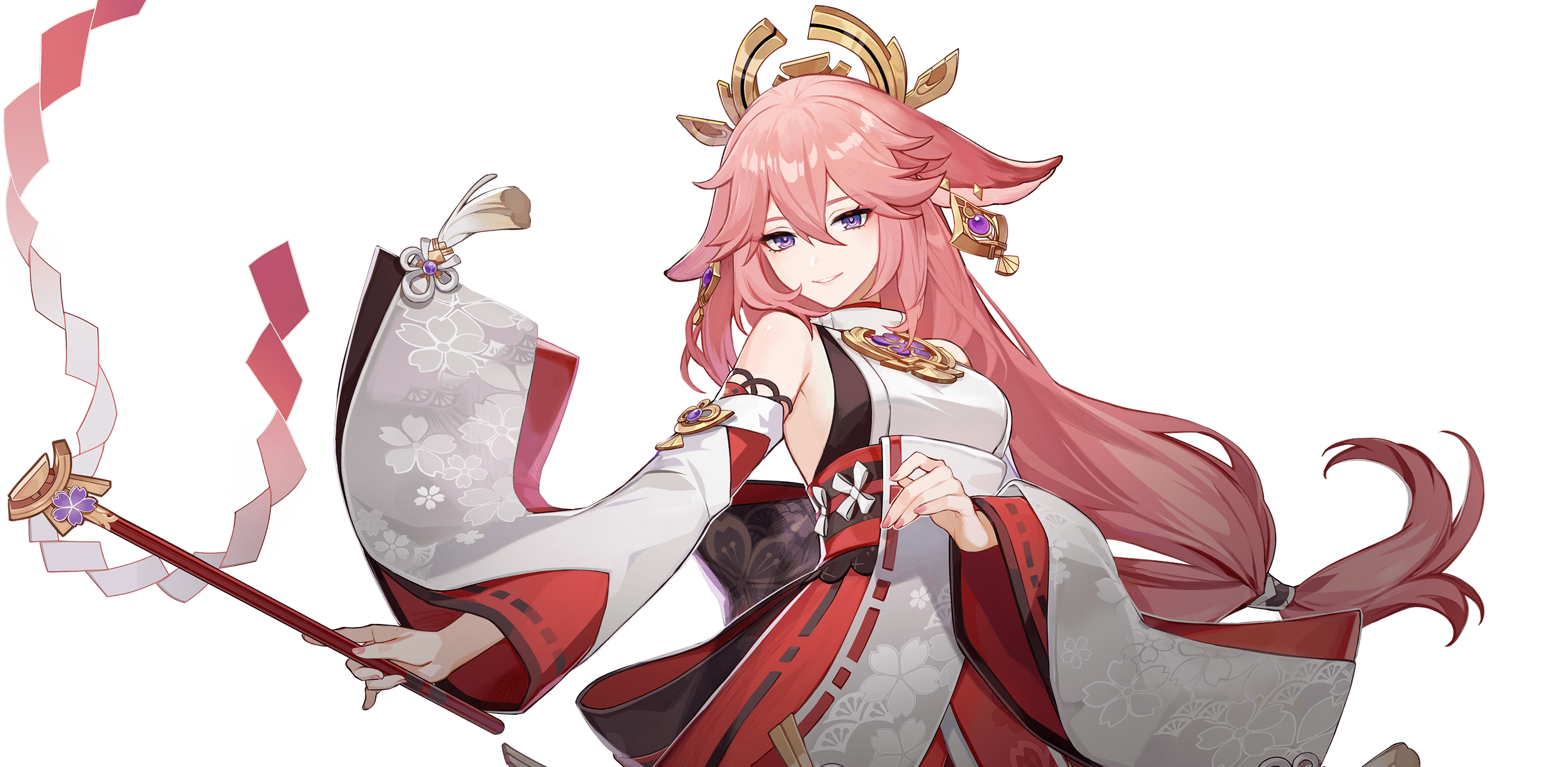 Yae Miko Genshin Impact character artwork