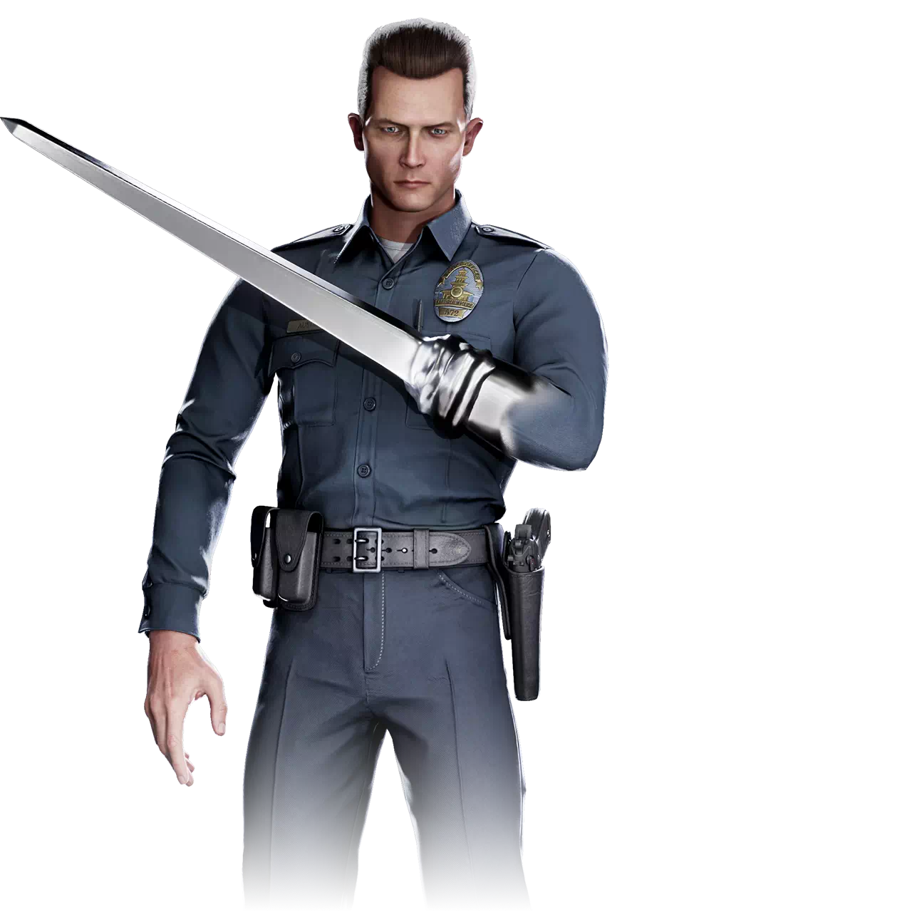 T-1000 Terminator Mortal Kombat 1 fighter artwork