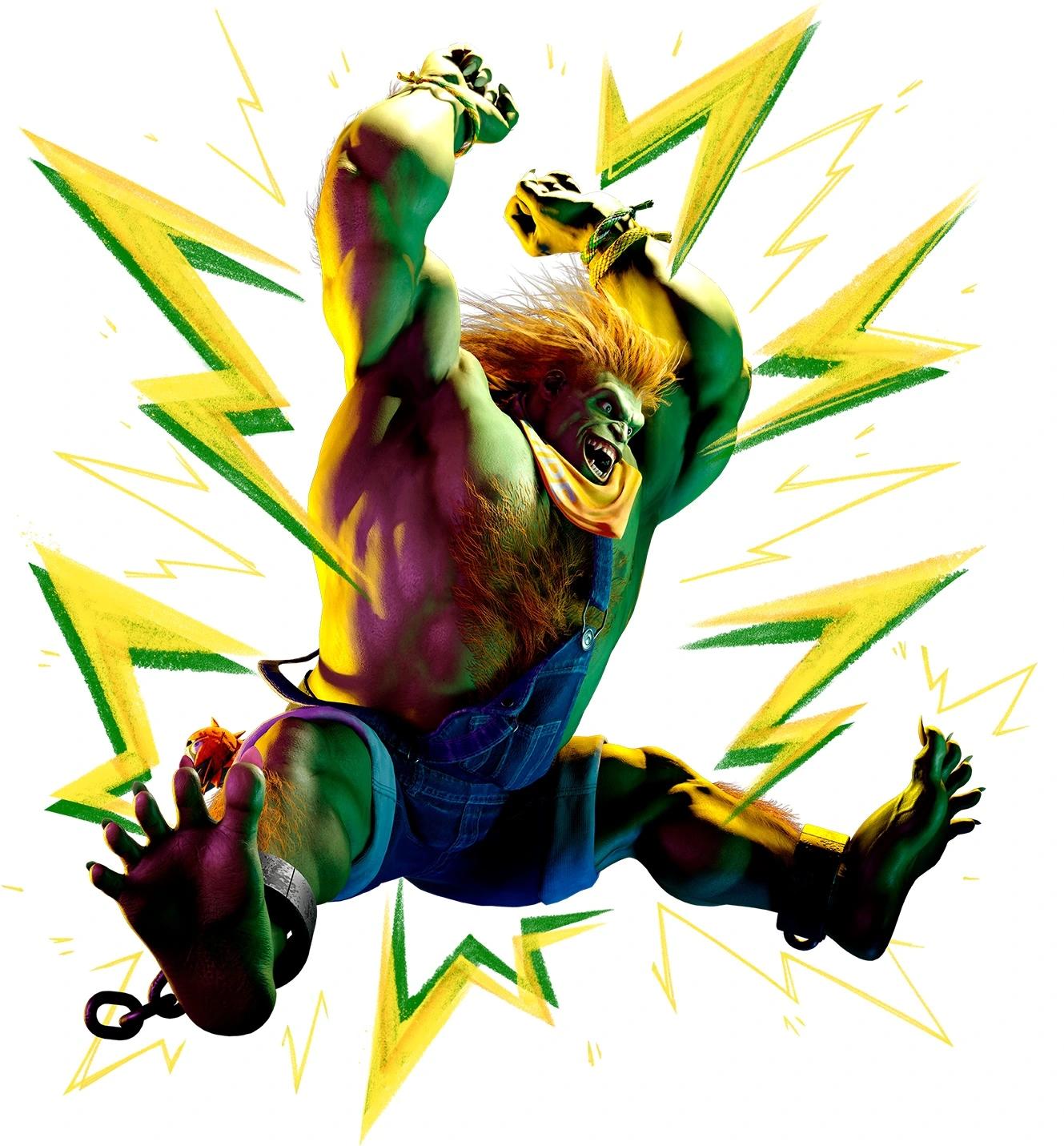 Blanka Street Fighter 6 fighter artwork