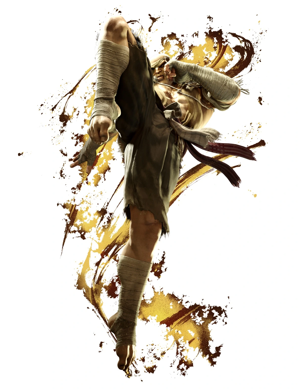 Sagat Street Fighter 6 fighter artwork
