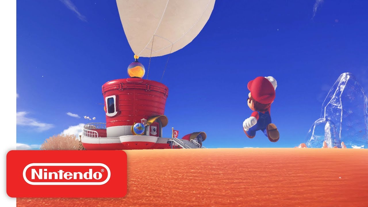 Official artwork for Super Mario Odyssey